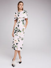 Load image into Gallery viewer, Floral Strapless Dress and Cape - ARCHIVE SALE