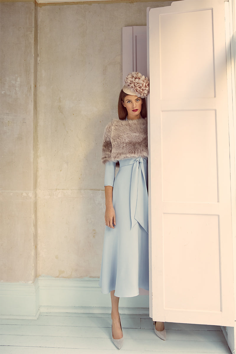 Load image into Gallery viewer, Fontaine Silk Crepe Breeze Blue