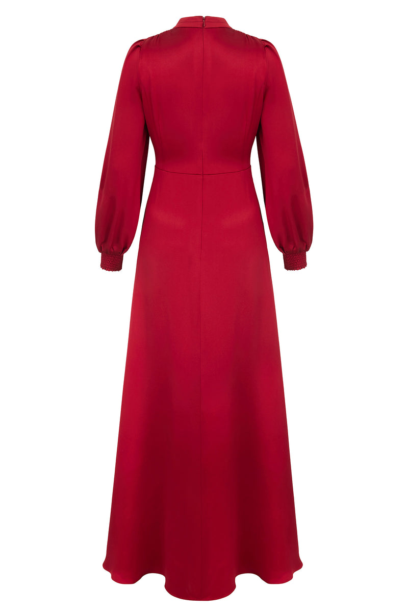 Load image into Gallery viewer, Gloria Lux Long Cherry Red - ARCHIVE SALE