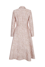 Load image into Gallery viewer, Hunter Coat Dress Soft Pink Molten Jacquard