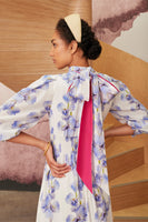 kumiko iris silk dress Kumiko Silk Dress Iris Print x Rachel Levy