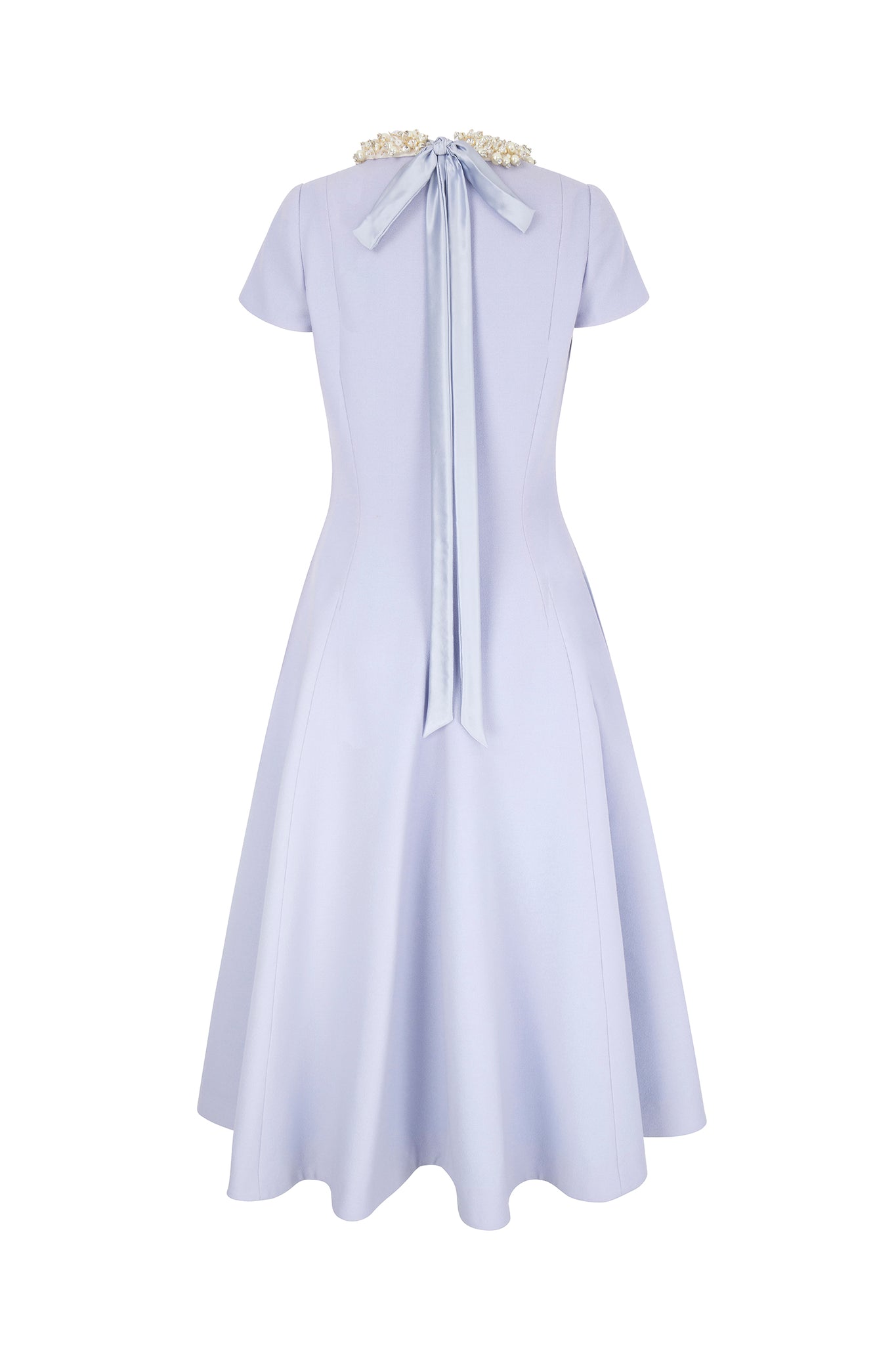Leo Lupin Wool Crepe Fit and Flare Dress – Suzannah London