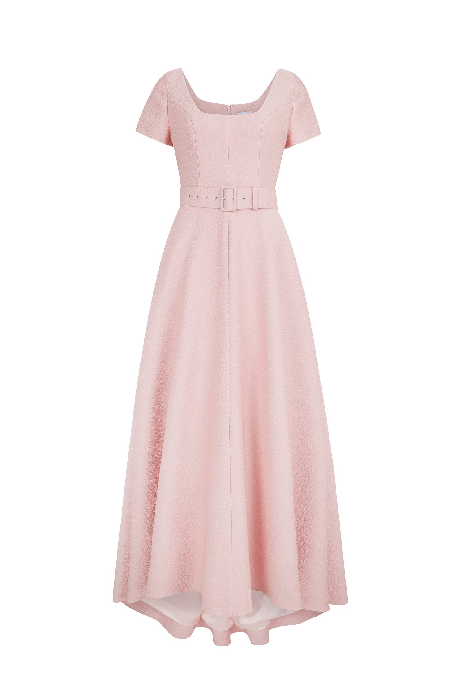 Miami Gown Soft Pink Cloque