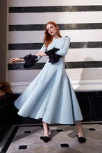 Load image into Gallery viewer, Nimes Ballerina Dress Duck Egg