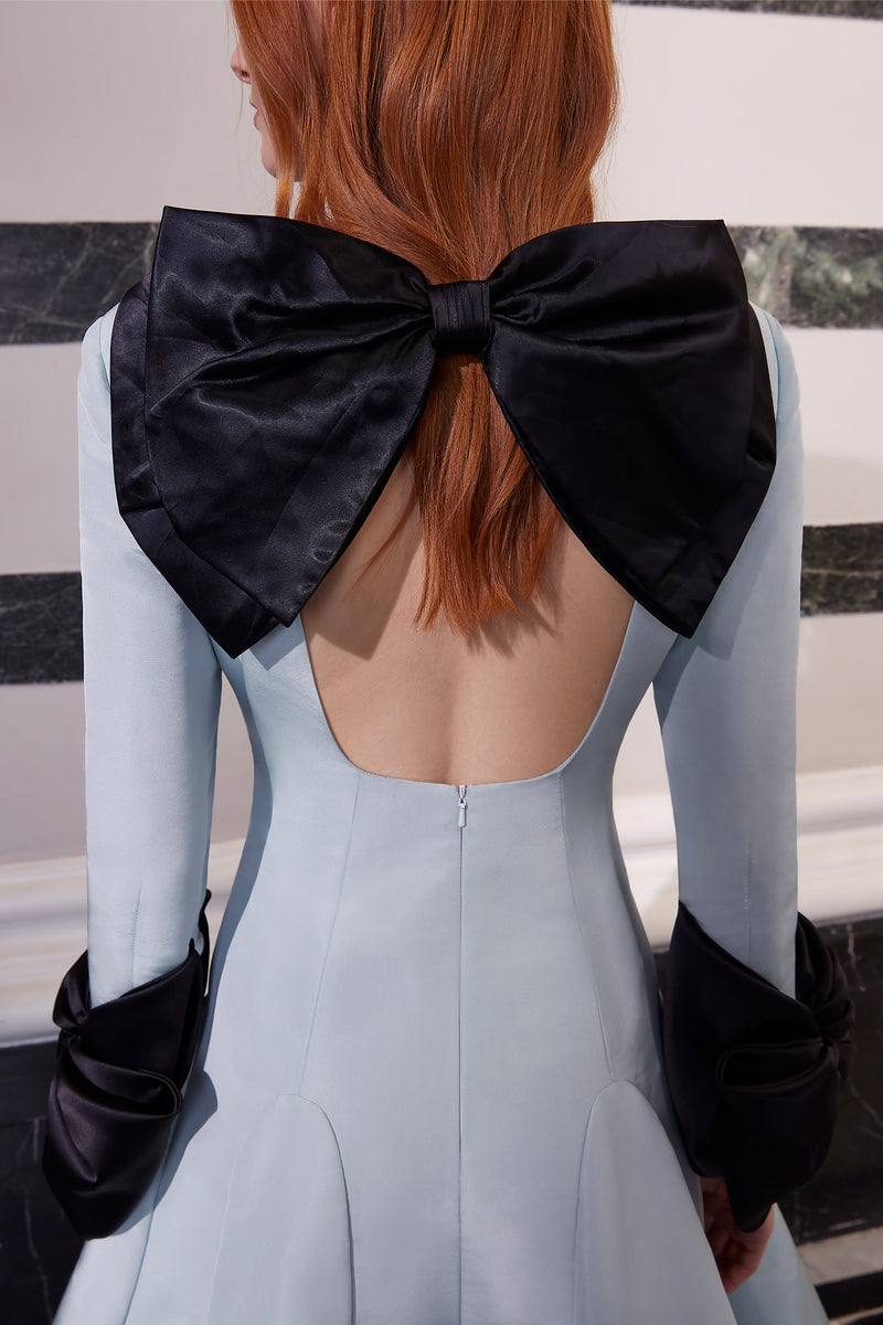 Load image into Gallery viewer, Nimes Ballerina Dress Duck Egg