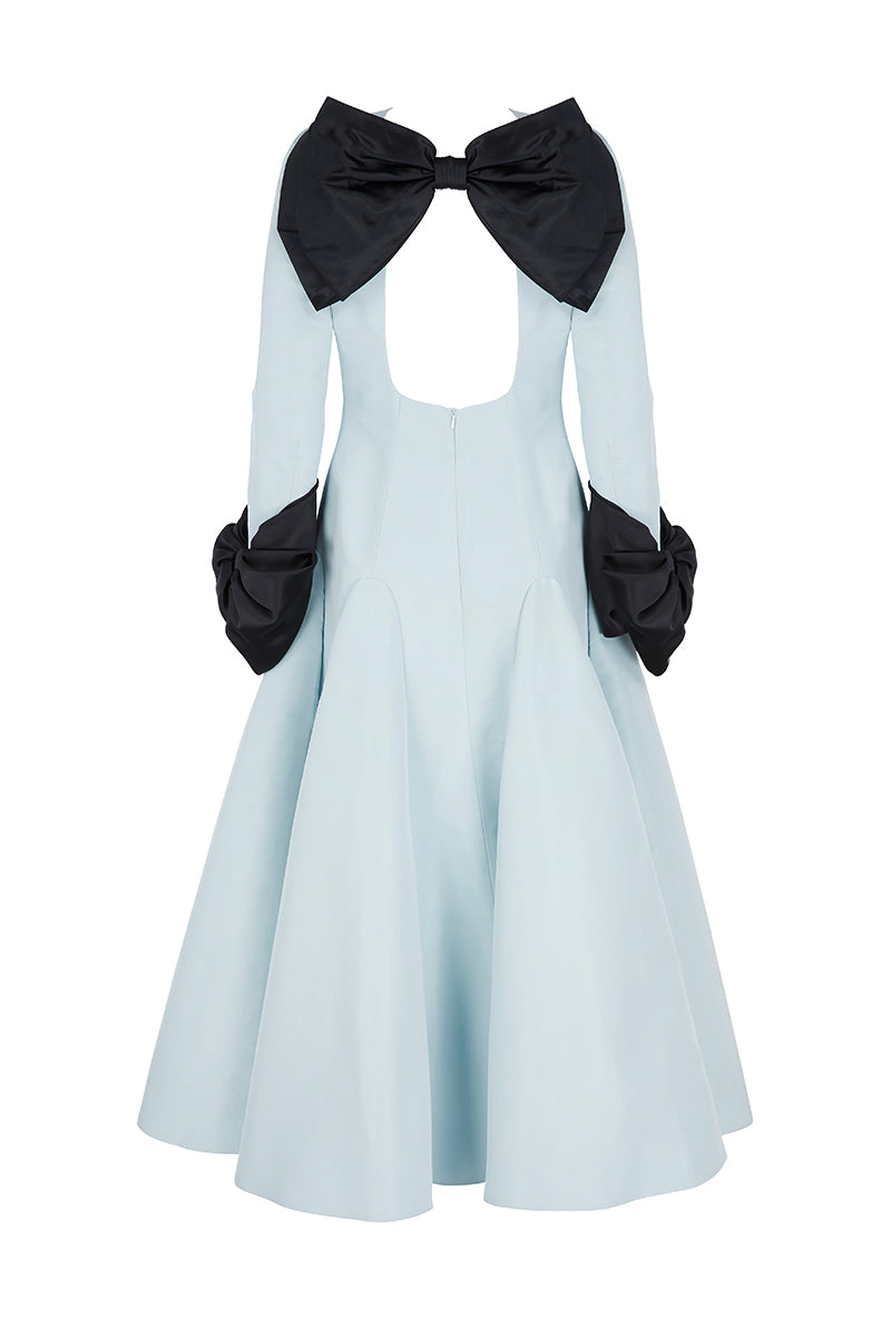 Load image into Gallery viewer, Nimes Ballerina Dress Duck Egg