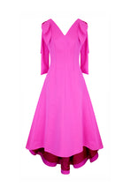 Load image into Gallery viewer, Ottina Pink Fluoro Origami Gown