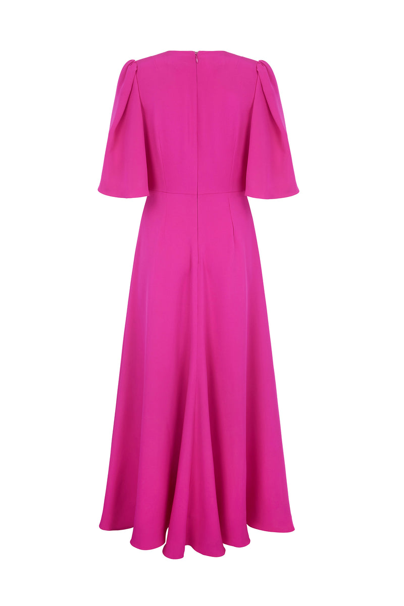 Load image into Gallery viewer, Paige Dress Pink Silk Cady - ARHCIVE SALE