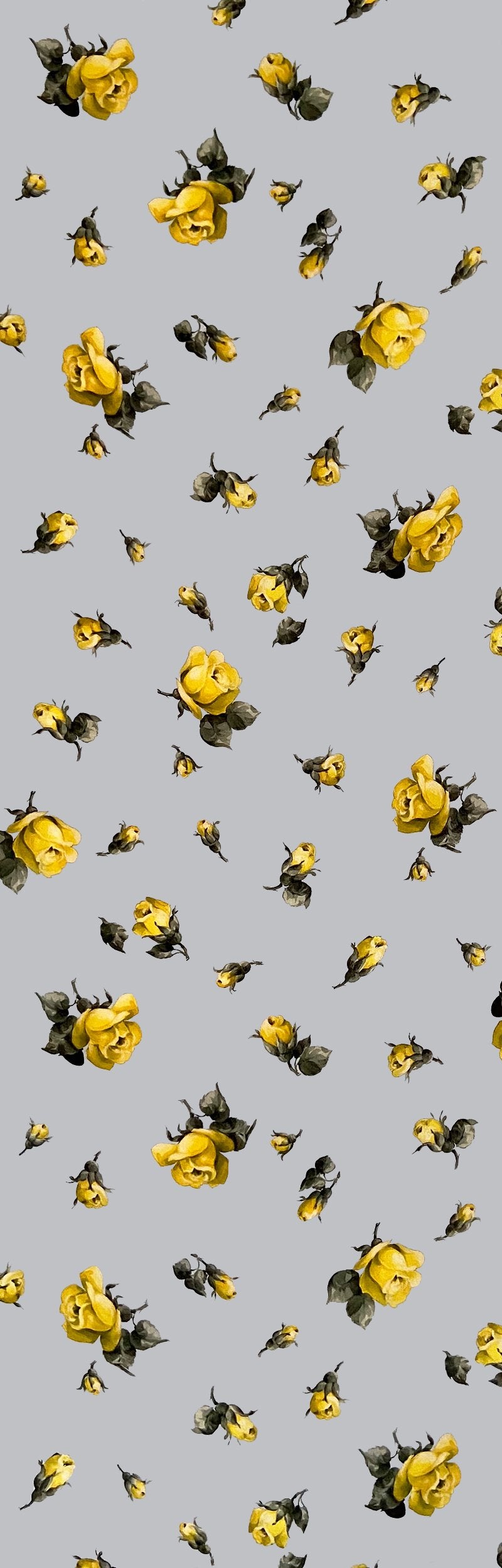 Load image into Gallery viewer, Powder Blue Summer Rose Crepe De Chine