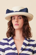 Load image into Gallery viewer, Ravello Straw Hat Navy