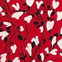 Load image into Gallery viewer, Red Stormy Heart Crepe De Chine