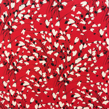 Load image into Gallery viewer, Red Stormy Heart Crepe De Chine