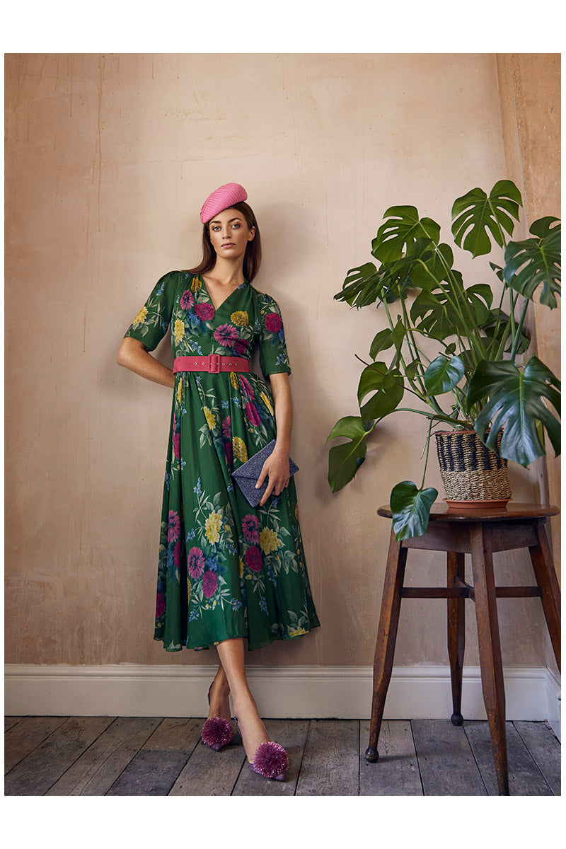 Load image into Gallery viewer, Fuchsia Suede Waist Belt