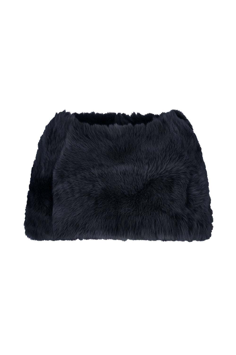 Load image into Gallery viewer, Nebraska Sheepskin Cape Navy