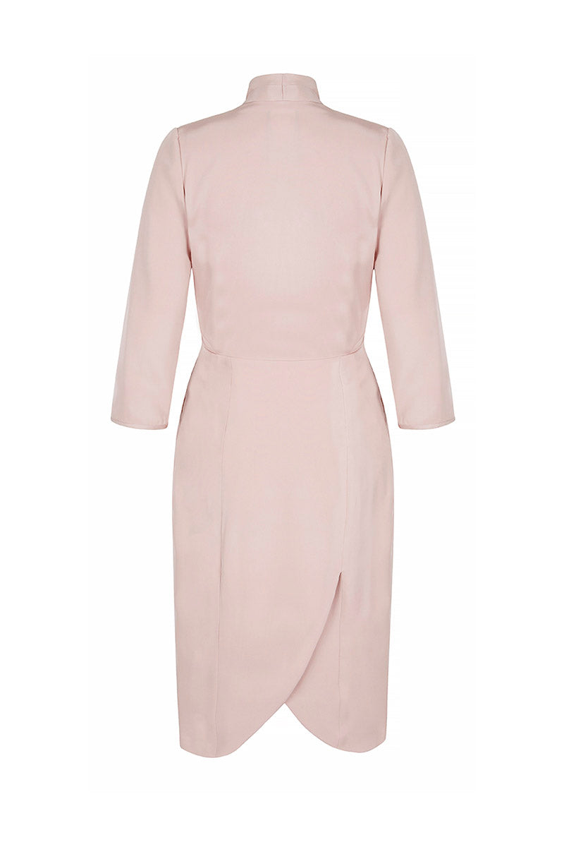 Load image into Gallery viewer, 1940's Influence Dress Tea Rose - ARCHIVE SALE