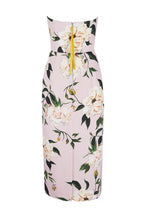 Load image into Gallery viewer, Floral Strapless Dress and Cape - ARCHIVE SALE