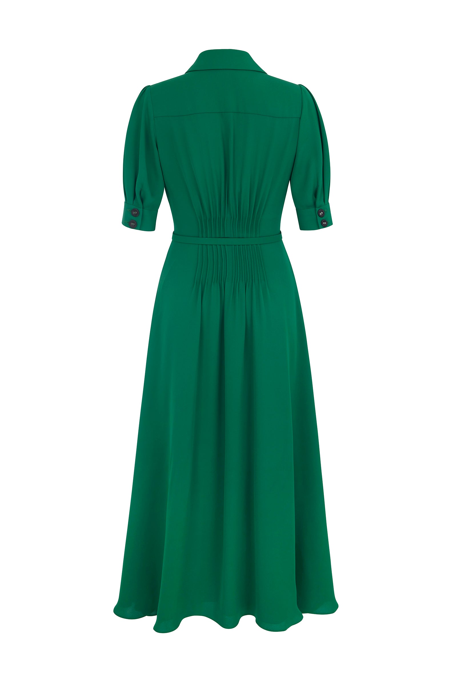Flippy Wiggle Dress | Emerald Green | Suzannah London Flippy Wiggle Dress | Emerald Green | Suzannah London