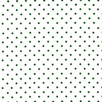 Green and Ivory Polka Dots Crepe De Chine