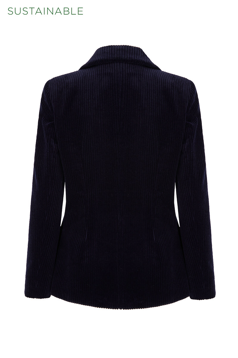 Load image into Gallery viewer, Brooklyn Jacket Sustainable Navy Corduroy ARCHIVE SALE